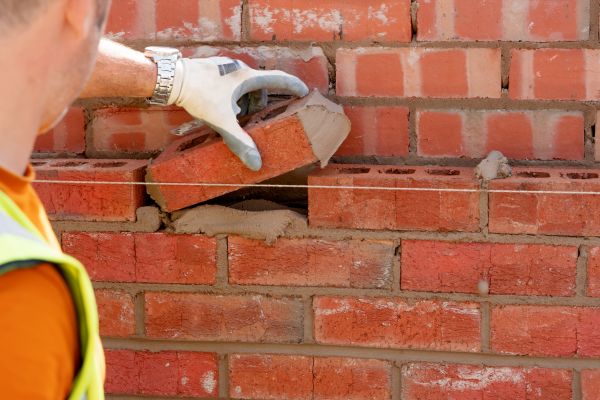 Red Brick Installation in Manhattan